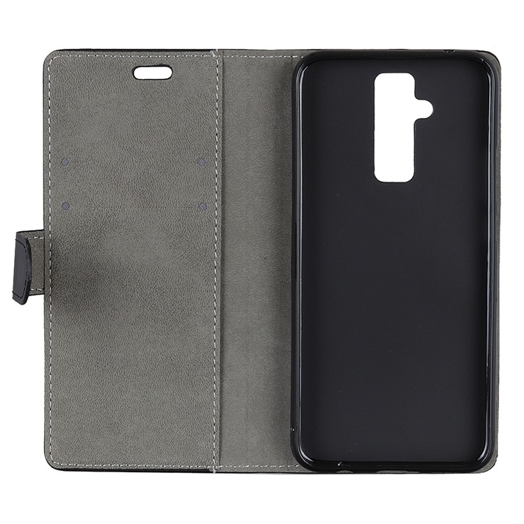 Wallet Leather Stand Case for Huawei Mate 20 Lite - Black-4
