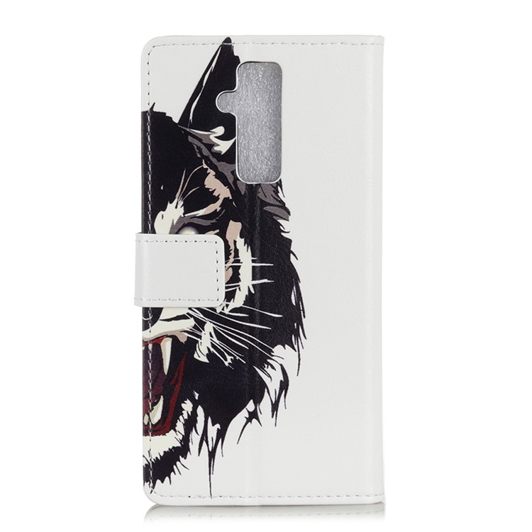 For Huawei Mate 20 Lite Patterned PU Leather Wallet Stand Cover - Tiger Pattern-5