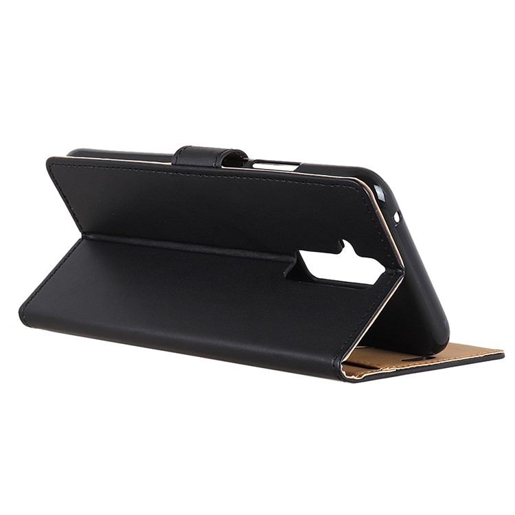 Wallet Stand Flip Leather Phone Case for Huawei Mate 20 Lite - Black-4