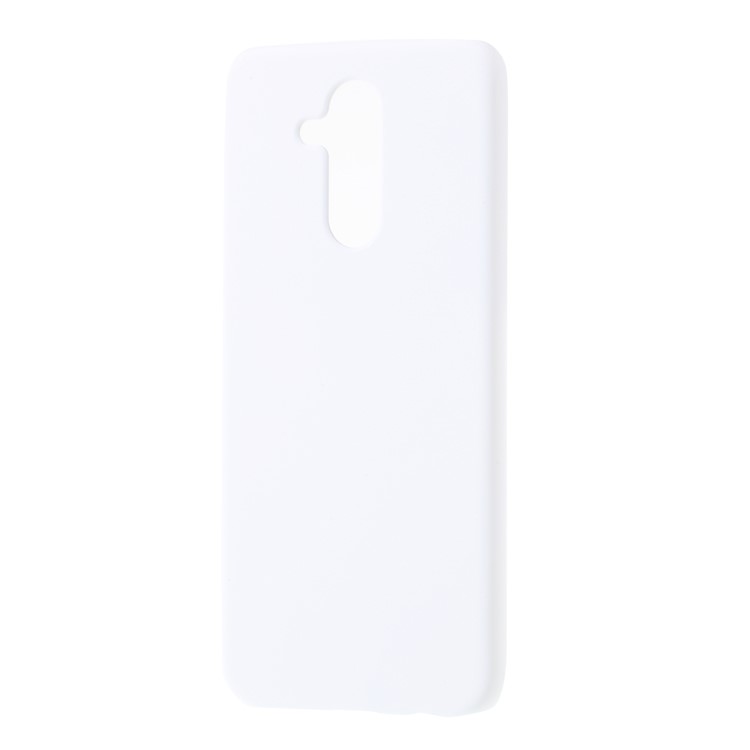 Rubberized PC Hard Back Case for Huawei Mate 20 Lite - White-2