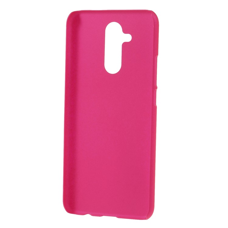 Rubberized PC Hard Phone Cover for Huawei Mate 20 Lite - Rose-3