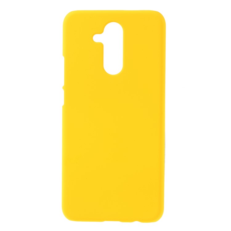 Rubberized PC Hard Mobile Case for Huawei Mate 20 Lite - Yellow-1