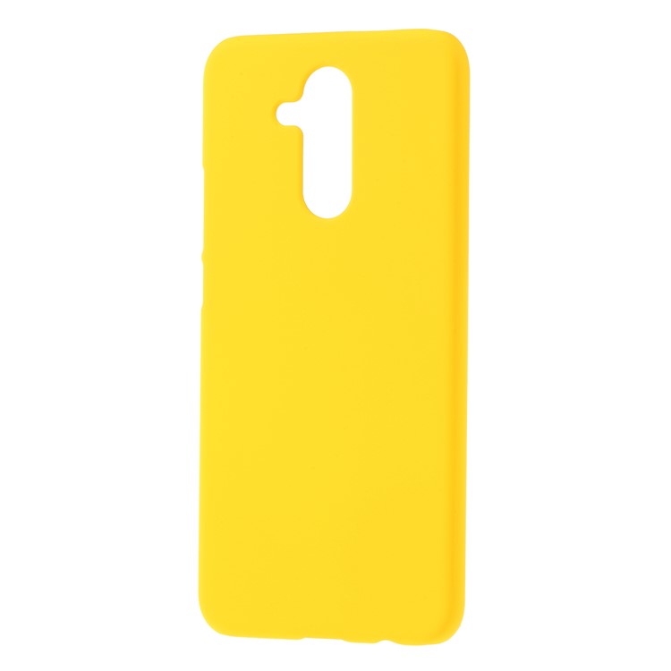 Rubberized PC Hard Mobile Case for Huawei Mate 20 Lite - Yellow-2