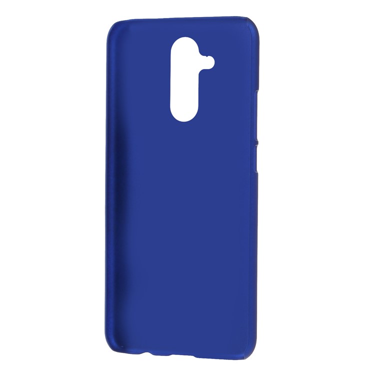 Rubberized PC Hard Protective Shell for Huawei Mate 20 Lite - Dark Blue-3