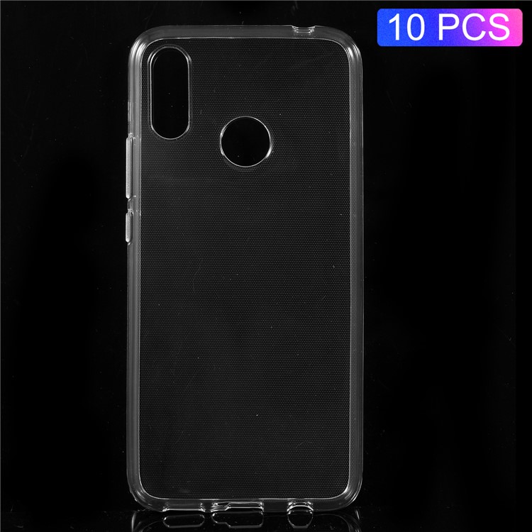 10Pcs/Set Clear Soft TPU Mobile Phone Cases with Non-slip Inner for Huawei nova 3i / P Smart Plus-1