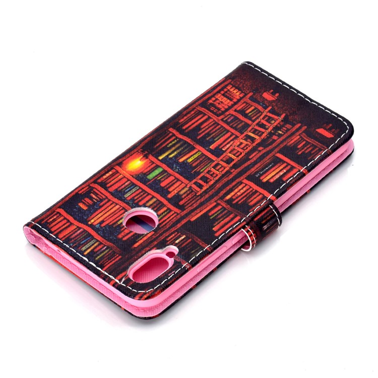 Pattern Printing Cell Phone Leather Wallet Casing for Huawei nova 3i / P Smart Plus - Books Pattern-6