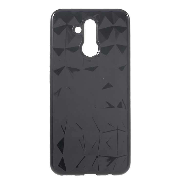 3D Diamond Texture TPU Shell for Huawei Mate 20 Lite / Maimang 7 - Black-1