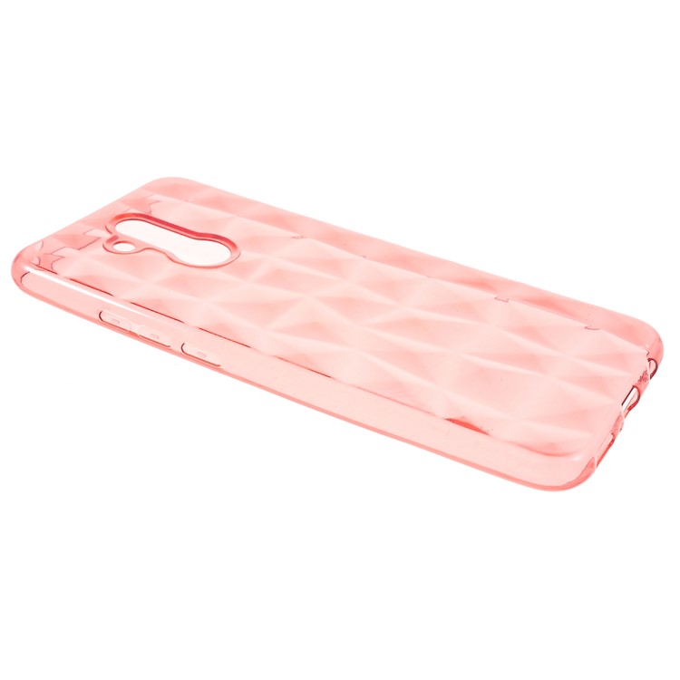 3D Diamond Texture TPU Mobile Phone Case for Huawei Mate 20 Lite / Maimang 7 - Rose-2