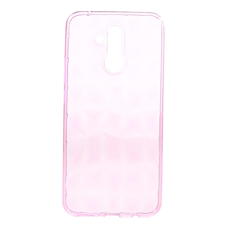 3D Diamond Texture TPU Cell Phone Case for Huawei Mate 20 Lite / Maimang 7 - Pink-1