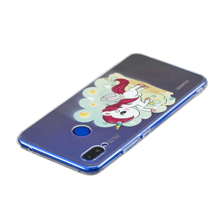 Pattern Printing Soft TPU Case for Huawei P Smart+ / nova 3i - Unicorn-4