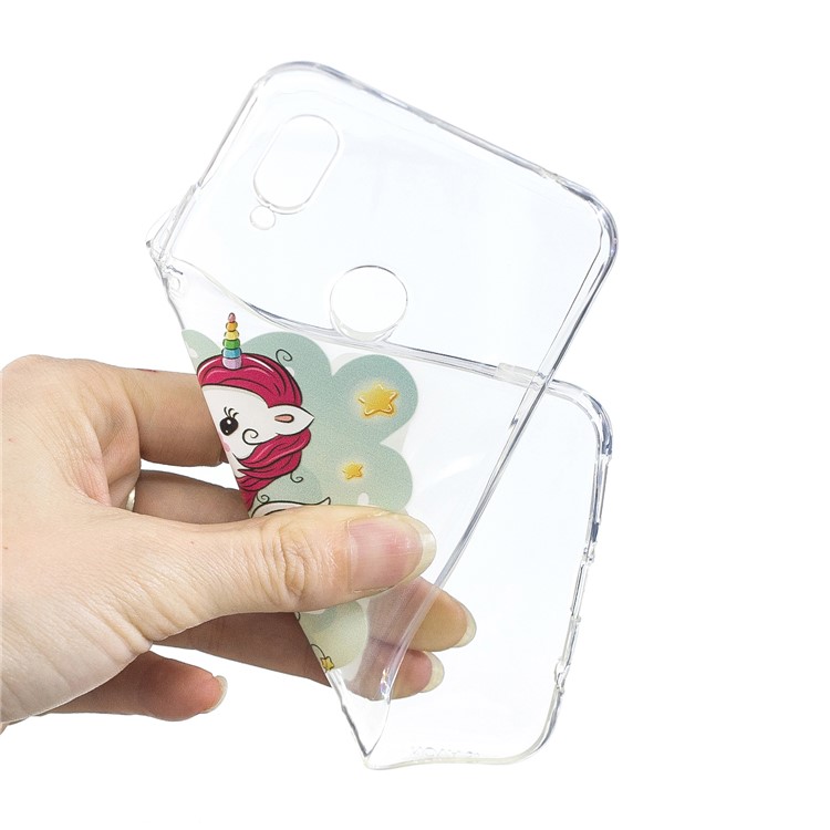 Pattern Printing Soft TPU Case for Huawei P Smart+ / nova 3i - Unicorn-5