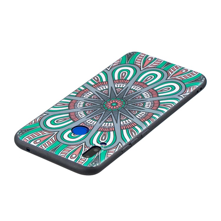 Estampado En Relieve Repujado Estuche De TPU Suave Para Huawei Nova 3i / P Inteligente + - Patrón Simétrico-4