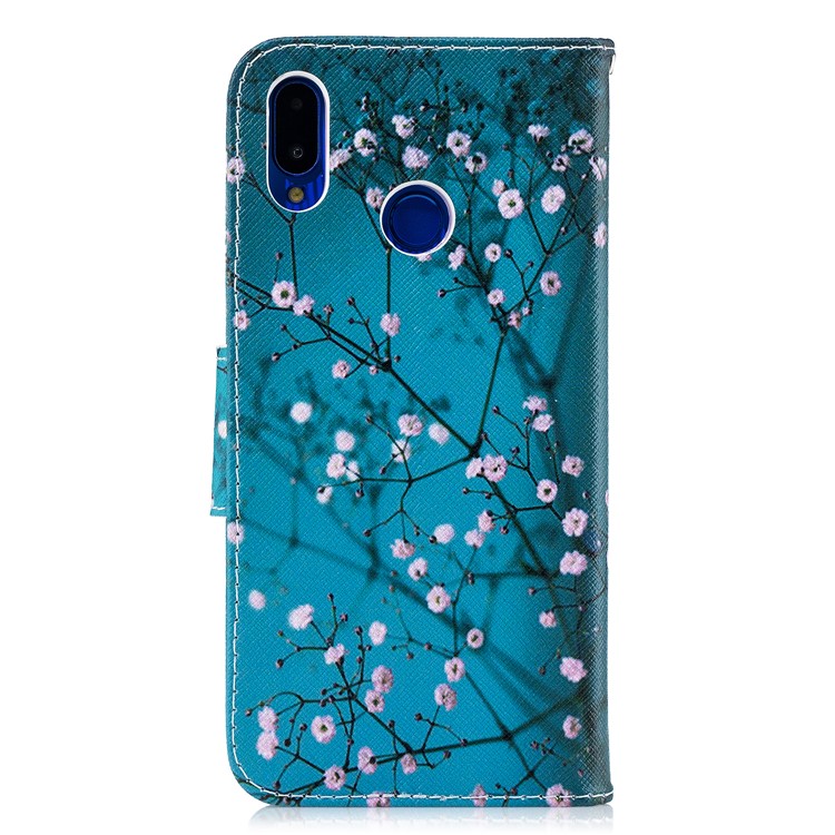 Pattern Printing PU Leather Wallet Cover for Huawei nova 3i / P Smart Plus - Tree with Flowers-3