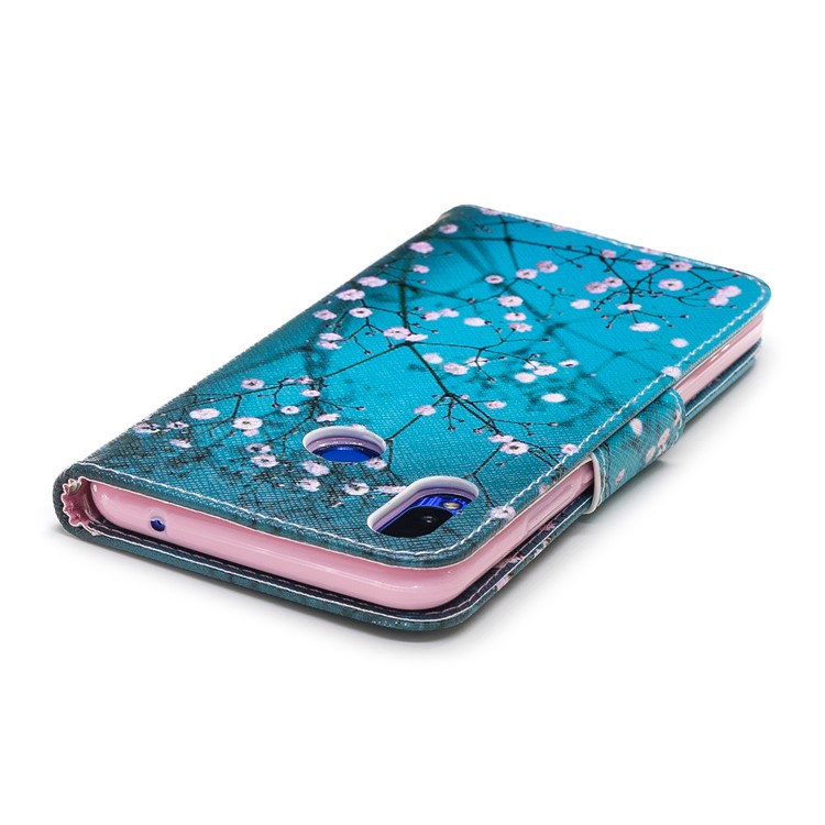 Pattern Printing PU Leather Wallet Cover for Huawei nova 3i / P Smart Plus - Tree with Flowers-8