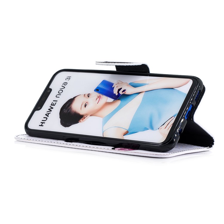 Pattern Printing Leather Wallet Stand Cover for Huawei nova 3i / P Smart+ - Cute Panda-6