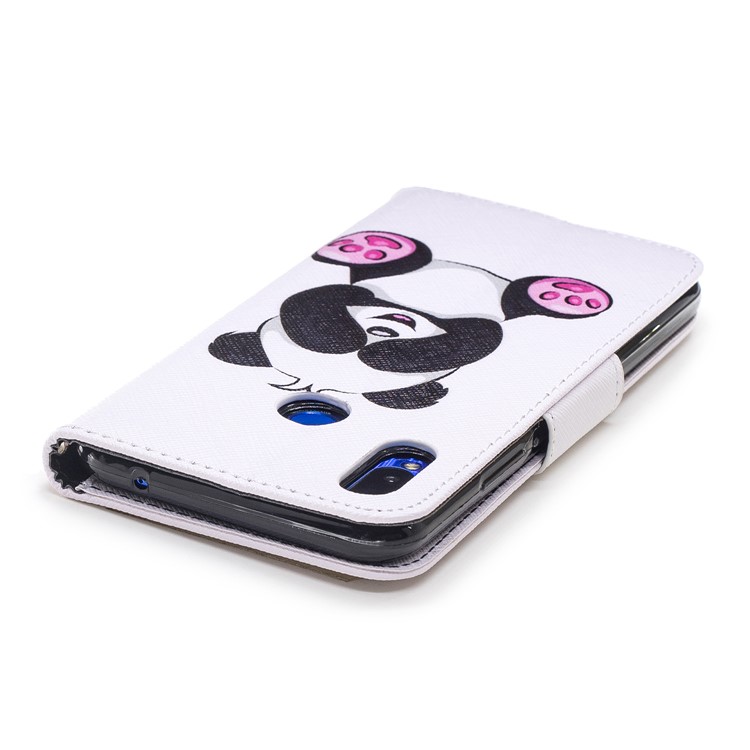 Pattern Printing Leather Wallet Stand Cover for Huawei nova 3i / P Smart+ - Cute Panda-8