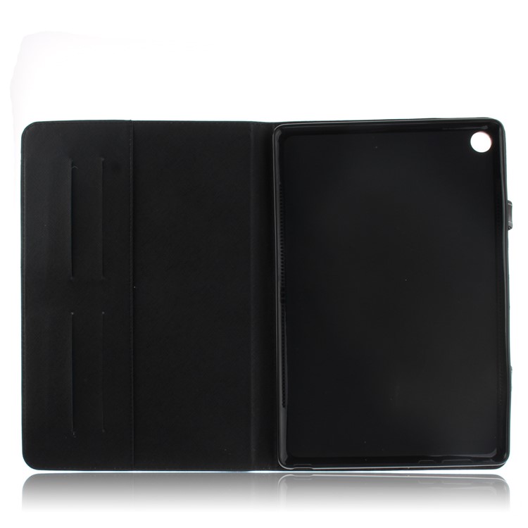 Pattern Printing Wallet Leather Case with Stand for Huawei MediaPad M5 10 / M5 10 (Pro) - Animal in the Dark-10