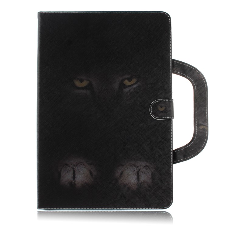 Pattern Printing Wallet Leather Case with Stand for Huawei MediaPad M5 10 / M5 10 (Pro) - Animal in the Dark-2