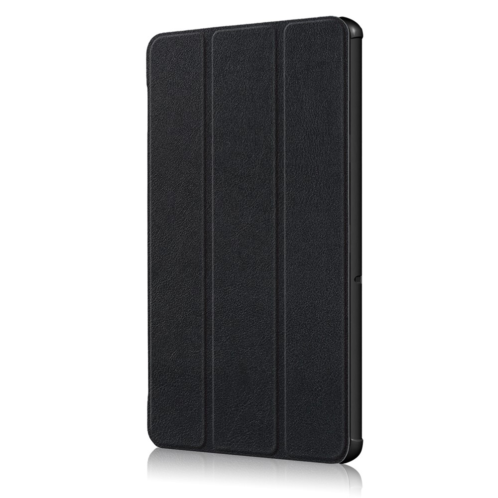 PU Leather Tri-fold Stand Tablet Cover for Huawei Mediapad T5 10 - Black-4