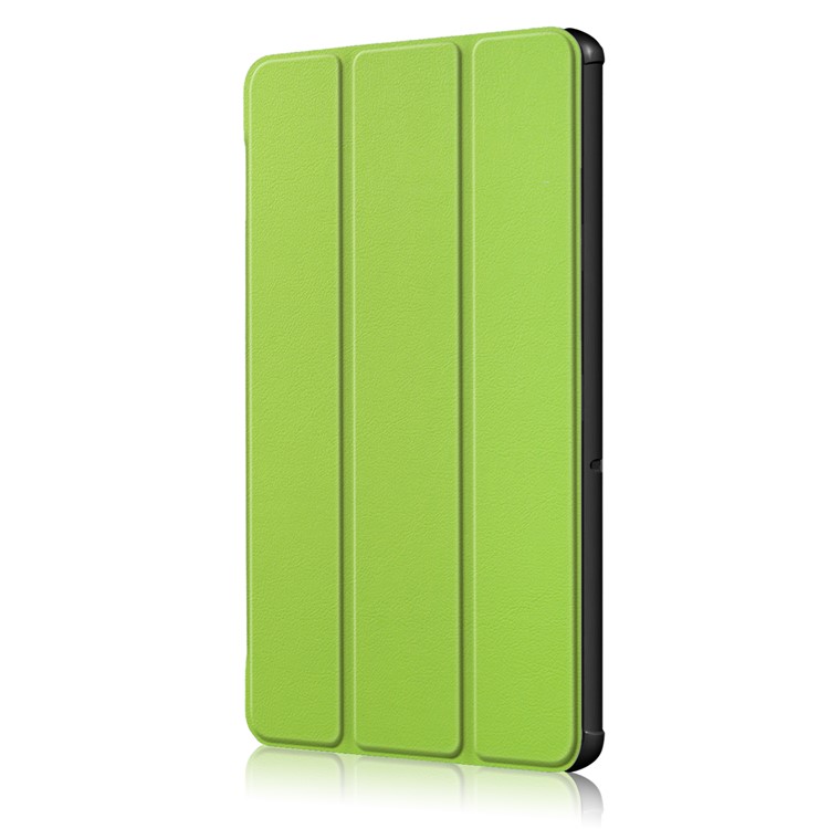 PU Leather Tri-fold Stand Tablet Protective Case for Huawei Mediapad T5 10 - Green-4