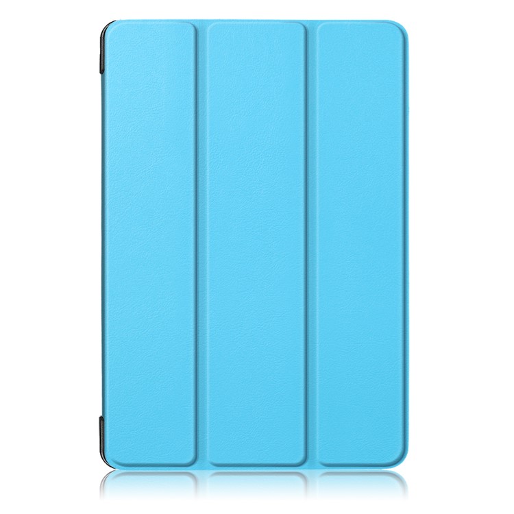 PU Leather Tri-fold Stand Tablet Protective Shell for Huawei Mediapad T5 10 - Baby Blue-2
