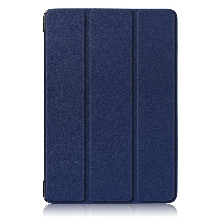 PU Leather Tri-fold Stand Tablet Flip Cover for Huawei Mediapad T5 10 - Dark Blue-2