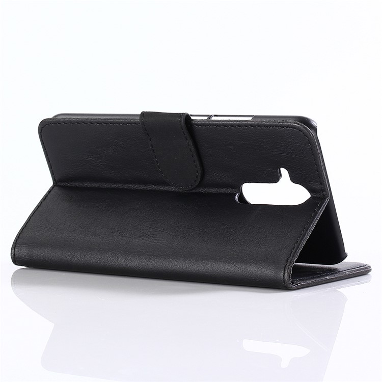 Crazy Horse Texture Retro Style Leather Wallet Stand Case for Huawei Mate 20 Lite - Black-4