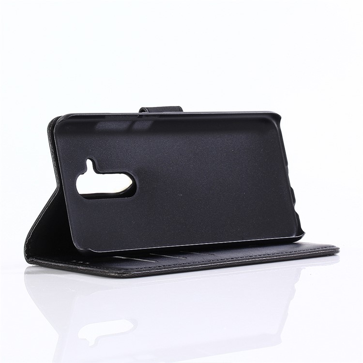 Crazy Horse Texture Retro Style Leather Wallet Stand Case for Huawei Mate 20 Lite - Black-5