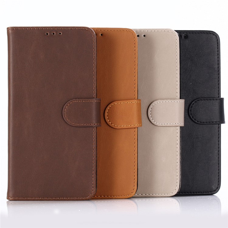 Crazy Horse Texture Retro Style Leather Wallet Stand Case for Huawei Mate 20 Lite - Black-6