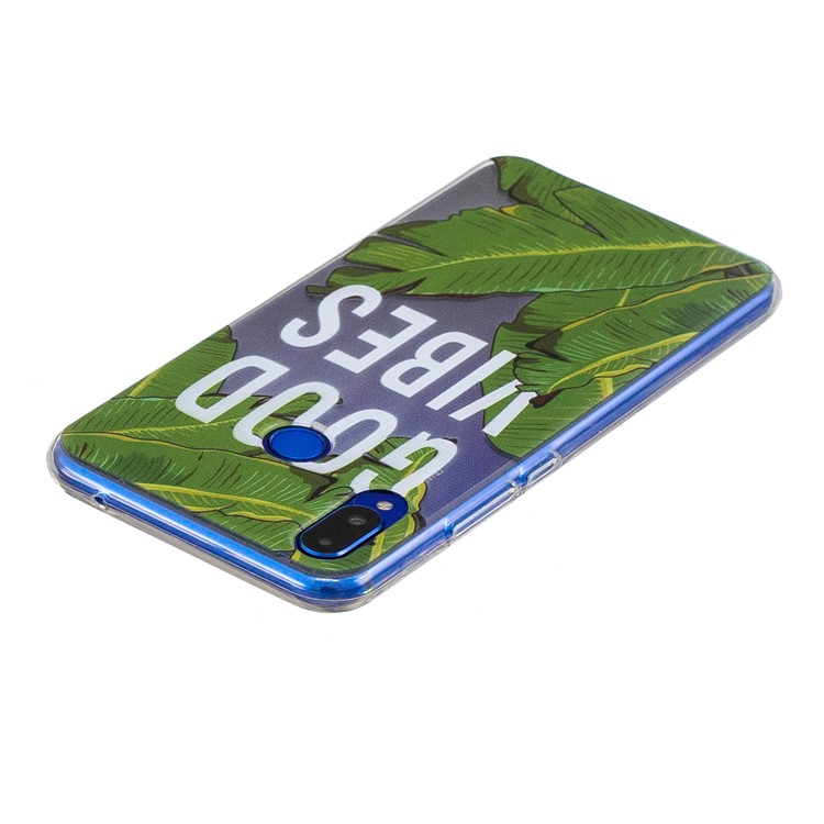 Patrón De Impresión Suave Funda De Protección De TPU Para Huawei Nova 3i / P Inteligente + - Hojas De Banana-3