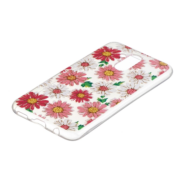 Pattern Printing Soft TPU Phone Cover for Huawei Mate 20 Lite - Daisy-2