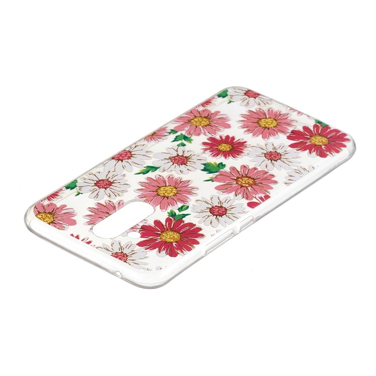 Pattern Printing Soft TPU Phone Cover for Huawei Mate 20 Lite - Daisy-3