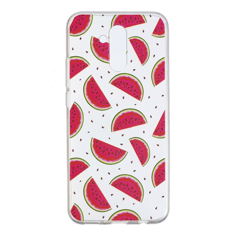 Pattern Printing Soft TPU Accessory Case for Huawei Mate 20 Lite - Watermelon-1
