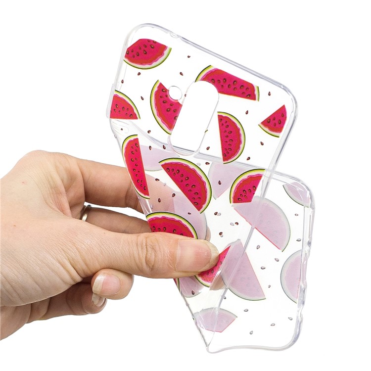 Pattern Printing Soft TPU Accessory Case for Huawei Mate 20 Lite - Watermelon-4