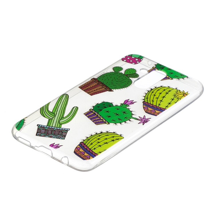 Pattern Printing Soft TPU Cover for Huawei Mate 20 Lite - Cactus-2