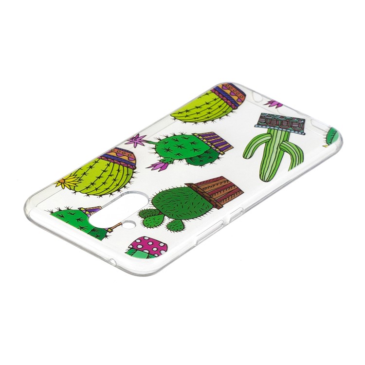 Pattern Printing Soft TPU Cover for Huawei Mate 20 Lite - Cactus-3