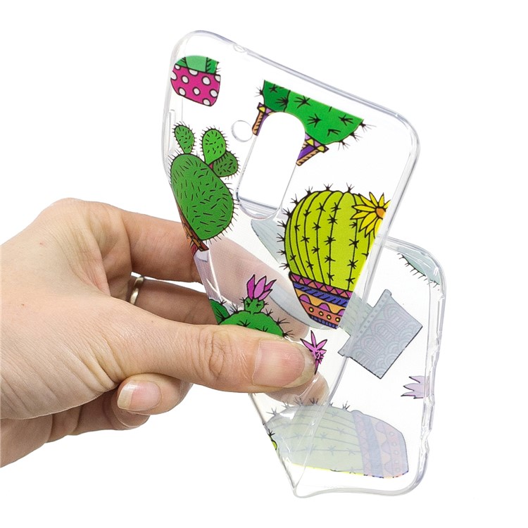 Pattern Printing Soft TPU Cover for Huawei Mate 20 Lite - Cactus-4