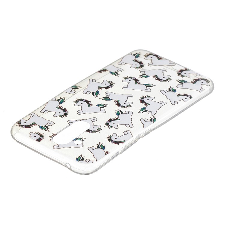 Pattern Printing Soft TPU Accessory Cover for Huawei Mate 20 Lite - Adorable Unicorns-3