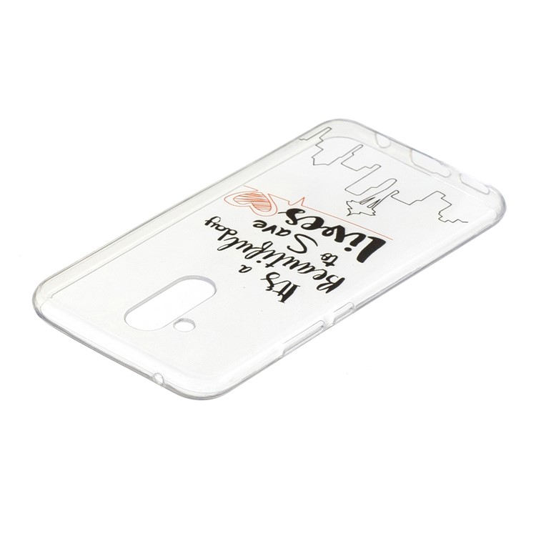 Motif Impression Coque TPU Souple Accessoire Pour Huawei Mate 20 Lite - Citation De La Vie-3