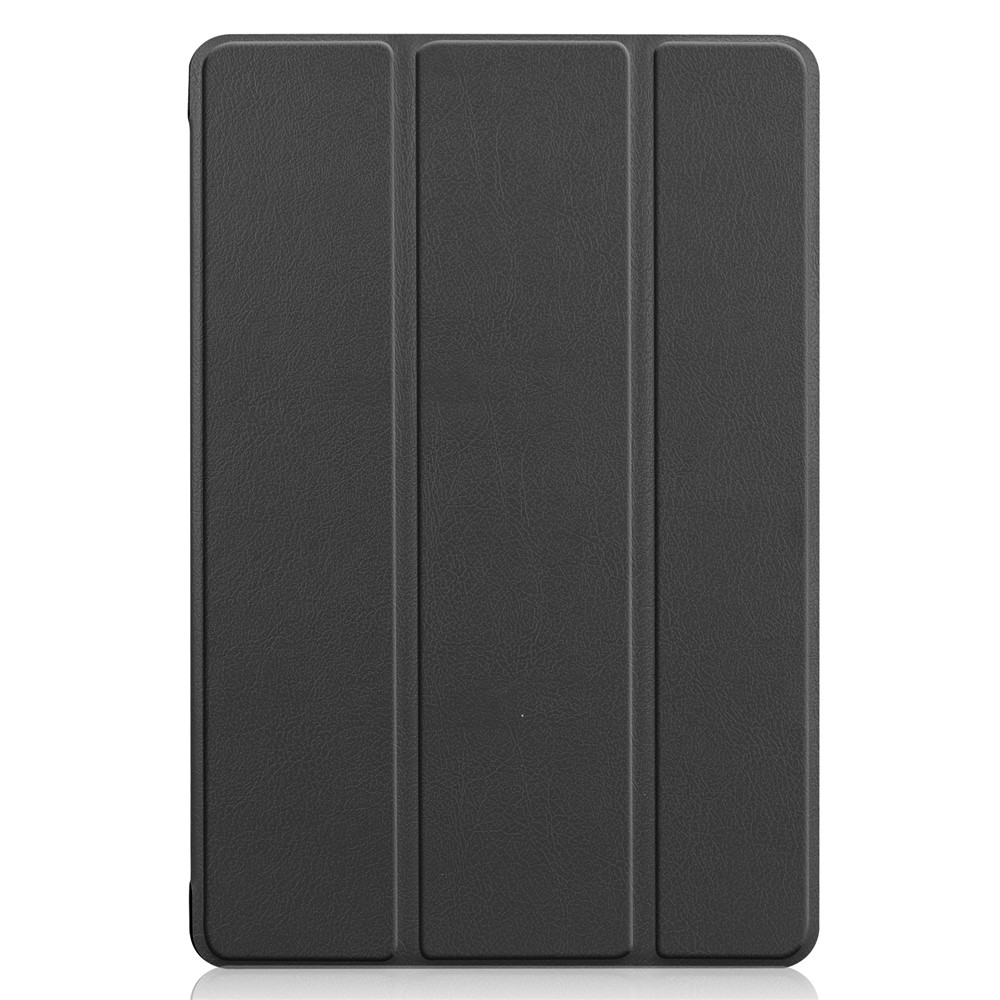 Tri-fold Stand Leather Protection Cover for Huawei Mediapad C5 10 / M5 Lite 10 - Black-8