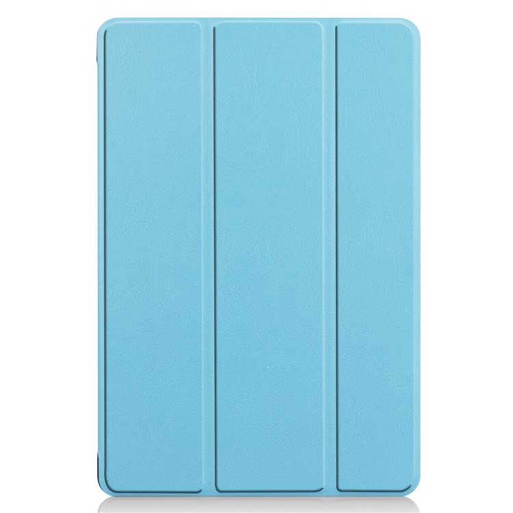 Tri-fold Stand Leather Leather Shell Case for Huawei Mediapad C5 10 / M5 Lite 10 - Baby Blue-8