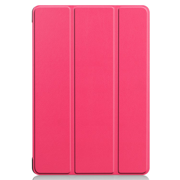 Tri-fold Leather Shell with Stand for Huawei MediaPad T5 10 - Rose-8