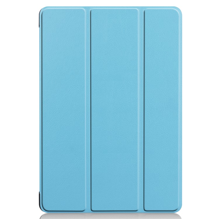 Caixa De Acessórios De Couro Tri-fold Com Suporte Para Huawei Mediapad T5 10 - Bebê Azul-8