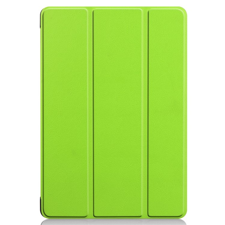 Tri-fold Leather Accessory Shell with Stand for Huawei MediaPad T5 10 - Green-8
