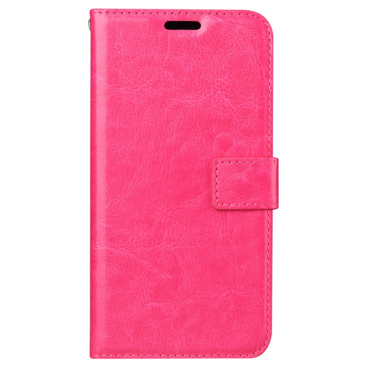 Crazy Horse Texture Wallet Stand Leather Mobile Phone Case for Huawei Mate 20 Lite - Rose-3