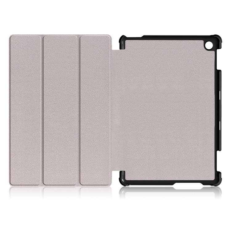 Pattern Printing Tri-fold Stand Leather Case for Huawei Mediapad C5 10 / M5 Lite 10 - Colorful Leaves-10