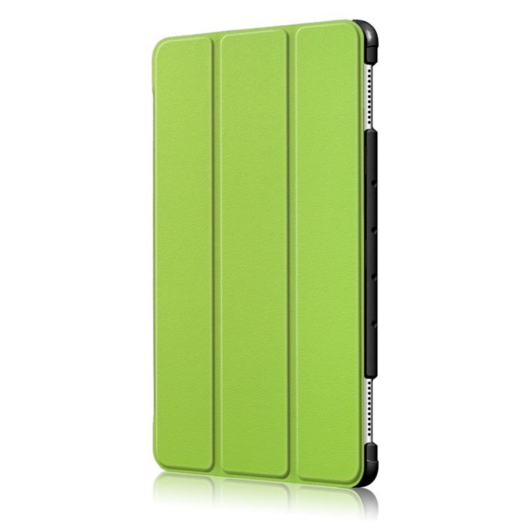 Tri-fold Stand Auto-wake/sleep Smart Leather Casing for Huawei Mediapad M5 Lite 10 - Green-4