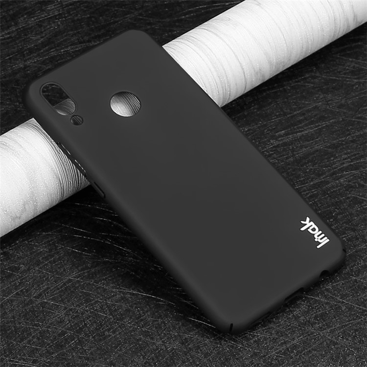 IMAK Jazz Skin Feel Hard PC Case + Screen Protector Film for Huawei P Smart+ / nova 3i - Black-2