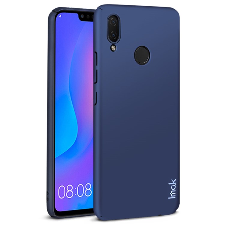 IMAK Jazz Skin Feel Hard Plastic Case + Screen Protector Film for Huawei P Smart+ / nova 3i - Blue-1