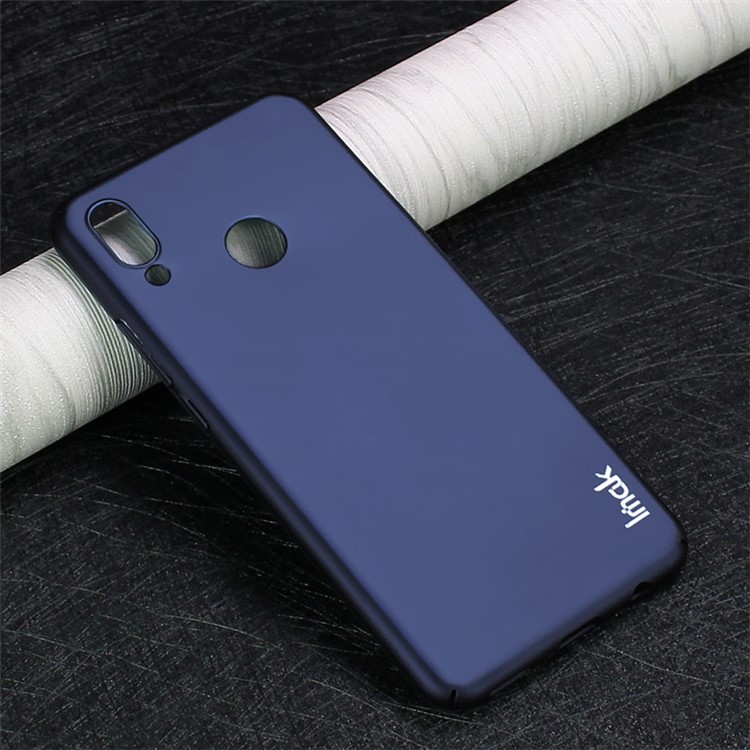 IMAK Jazz Skin Feel Hard Plastic Case + Screen Protector Film for Huawei P Smart+ / nova 3i - Blue-2